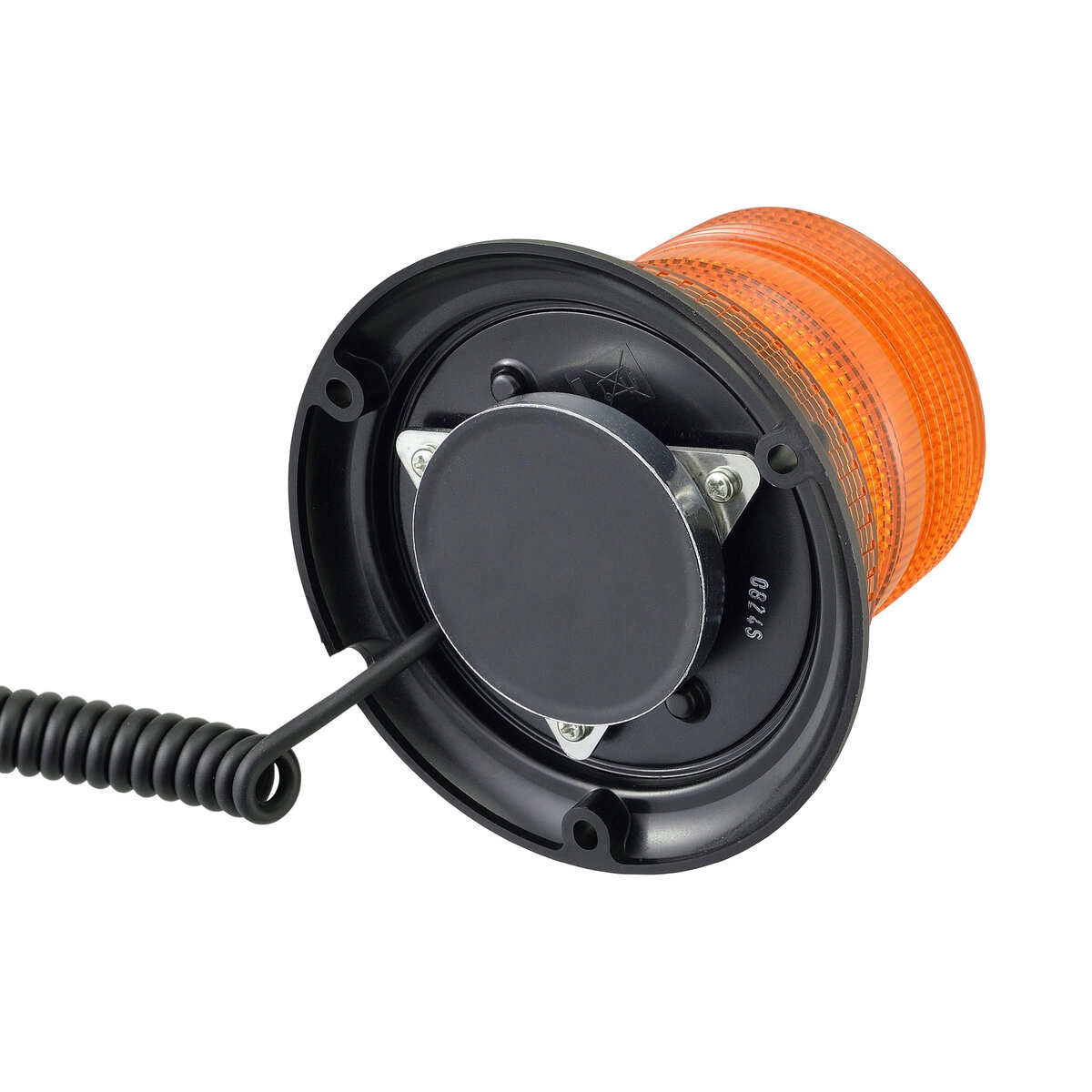 LEDフラッシュ灯 オレンジ マグネット ビス止め兼用 DC12~24V 準防水