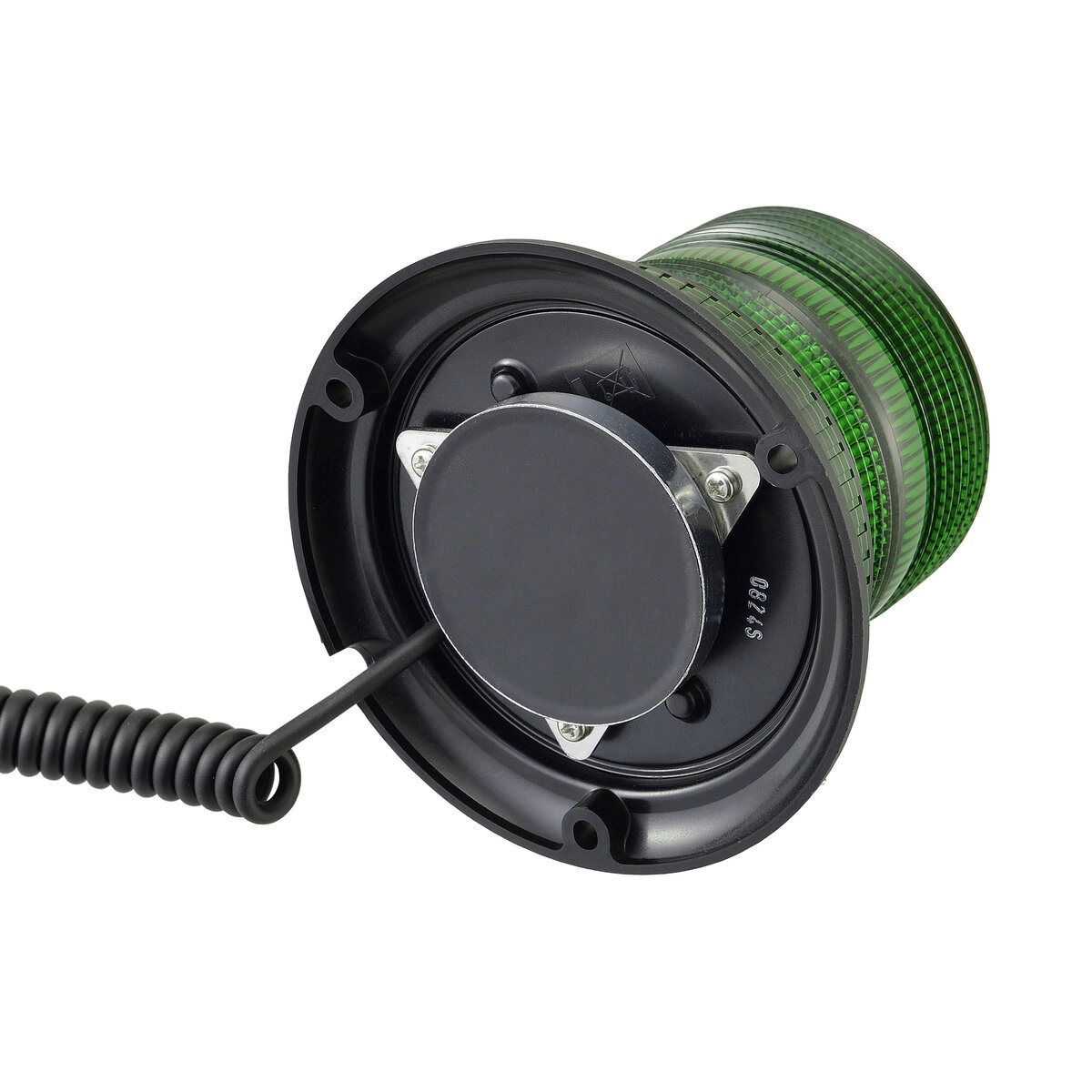 LEDフラッシュ灯 グリーン マグネット ビス止め兼用 DC12~24V 準防水