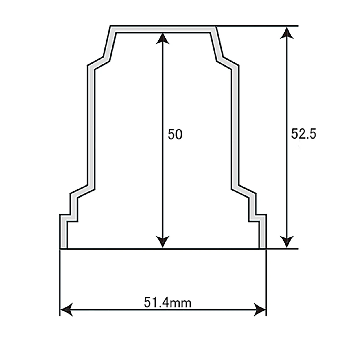 プラナットキャップ 33mm 高さ52.5mm 8ヶ入 フロント リア