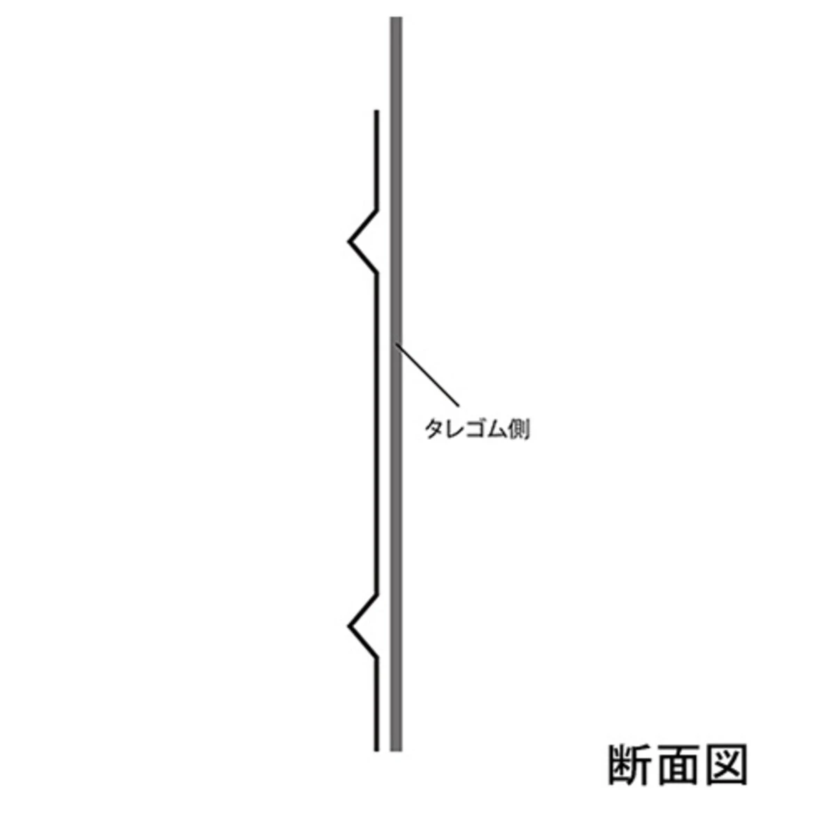 タレゴム用 ステンレス板 430×100mm 1枚