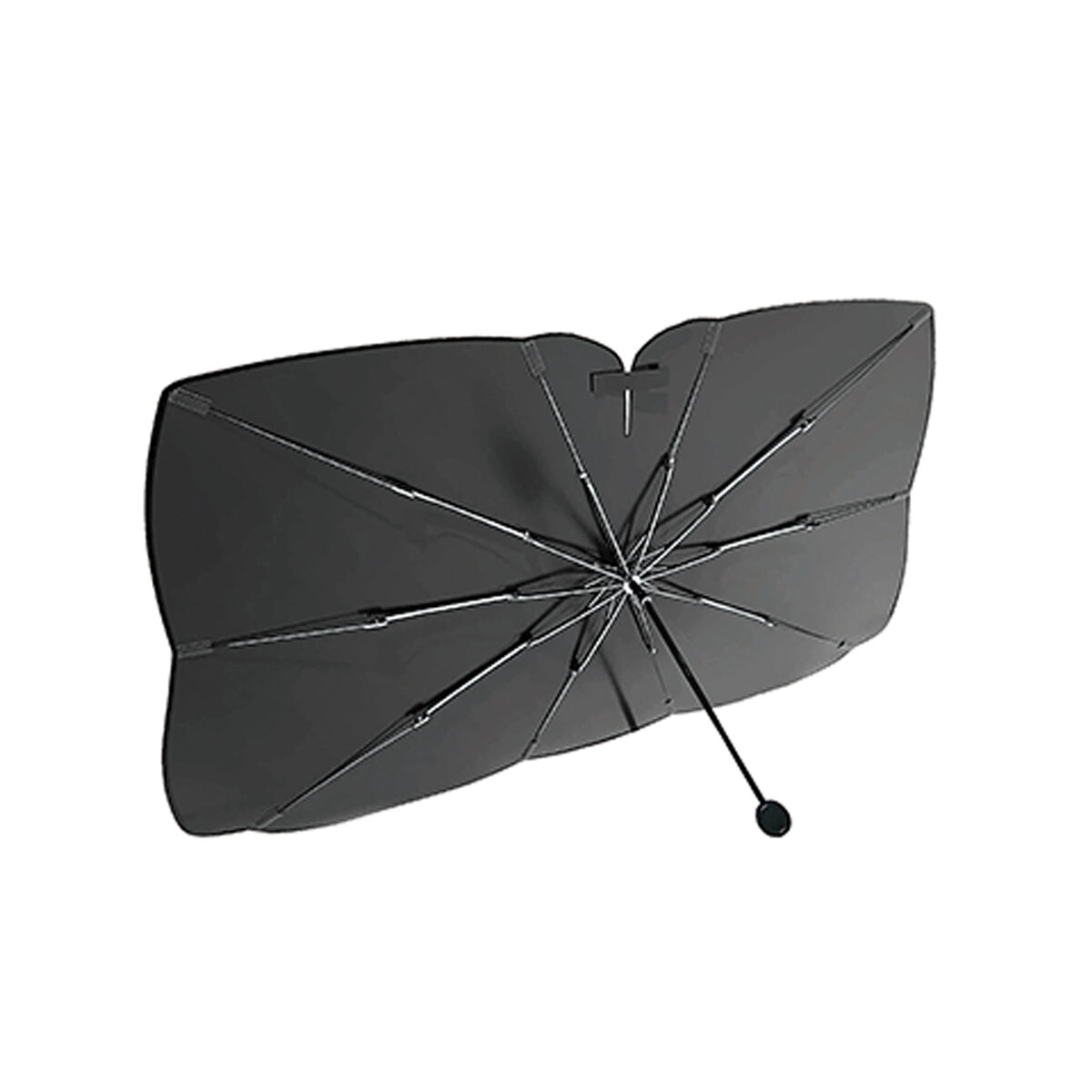 2tトラック用折りたたみ傘シェード シルバーチタン