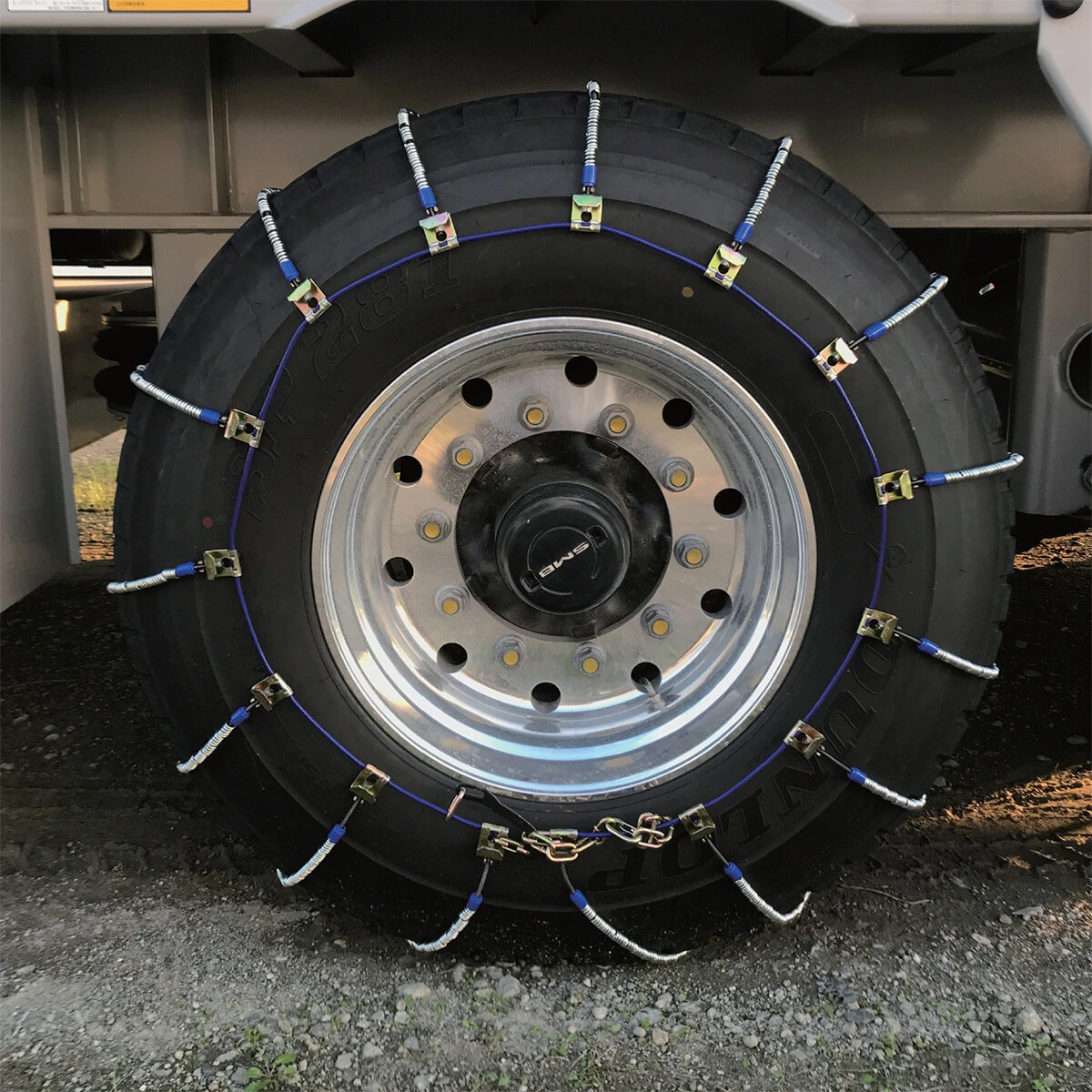 ケーブルチェーン 2本組 大型トラック用 スーパーシングルタイヤ対応