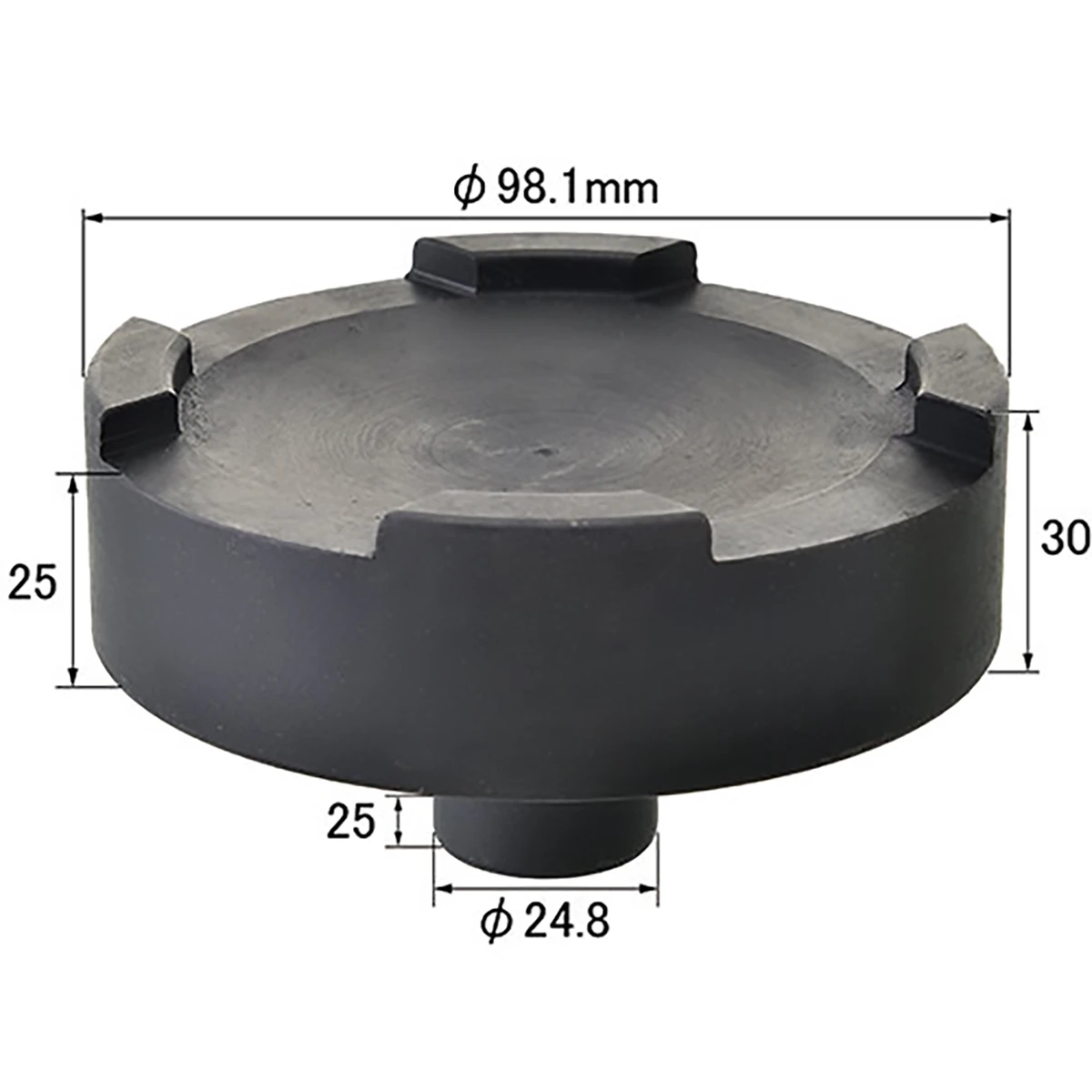 皿型アダプター ジャッキ エア 油圧式 30ton用
