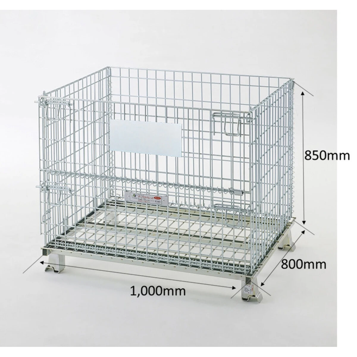 メッシュパレット 1000×800×850mm 網目50×100mm