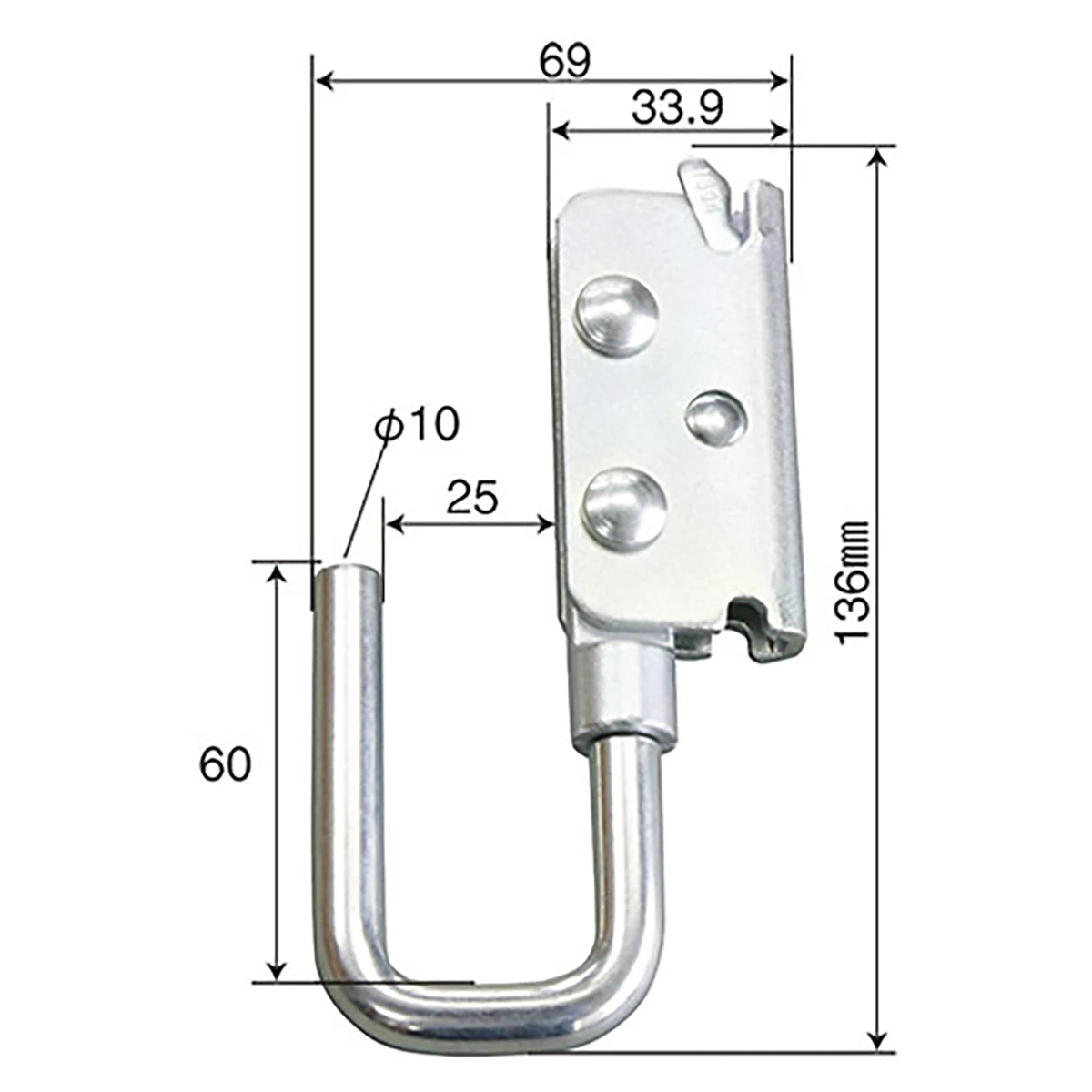 カーゴテナー衝突防止角材用フック