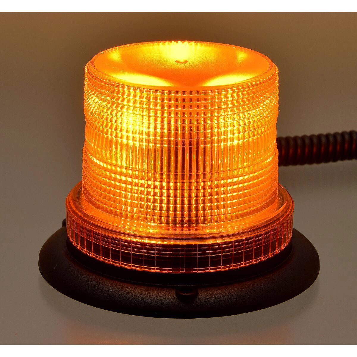 LEDフラッシュ灯 オレンジ マグネット ビス止め兼用 DC12~24V 準防水