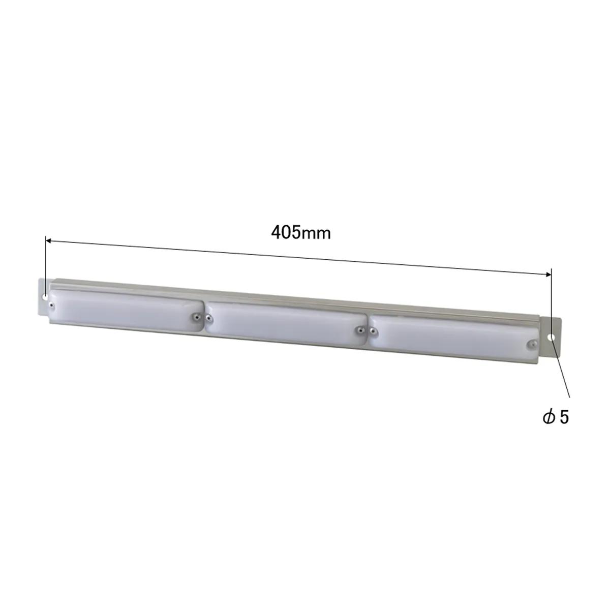 車高灯 LEDホワイトレンズ 3連 DC12~24V アンバー 防水