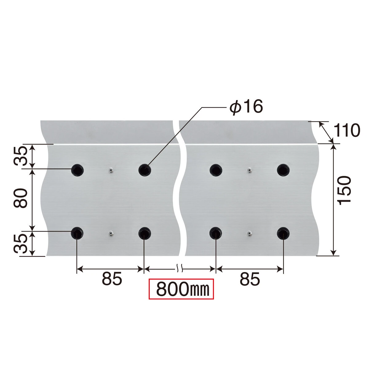 アルミリアバンパー 大型 トラック用 新基準適合品 UD 初代クオン