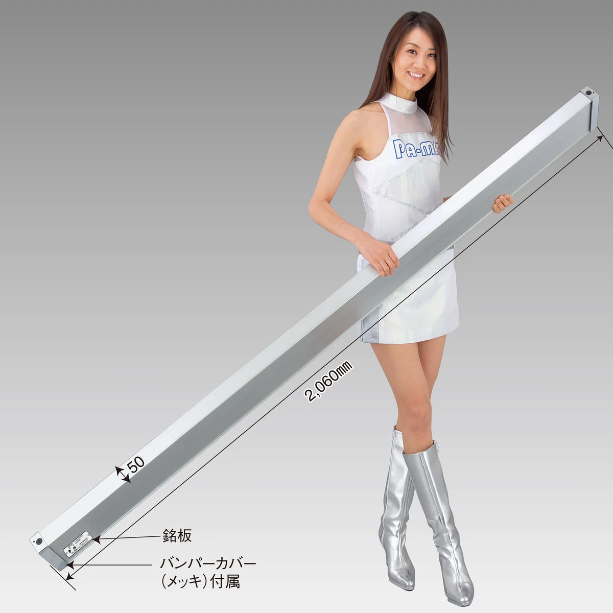 アルミリアバンパー 中型 トラック用 薄型 日野 三菱 UD いすゞ