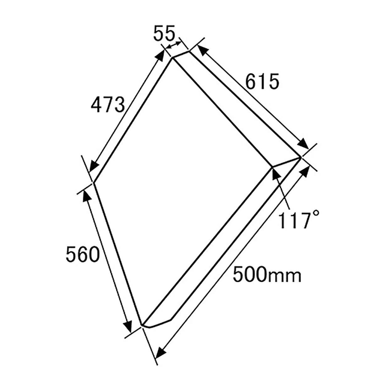 ハ型フェンダー 大型車用 ステンレス 1ヶ