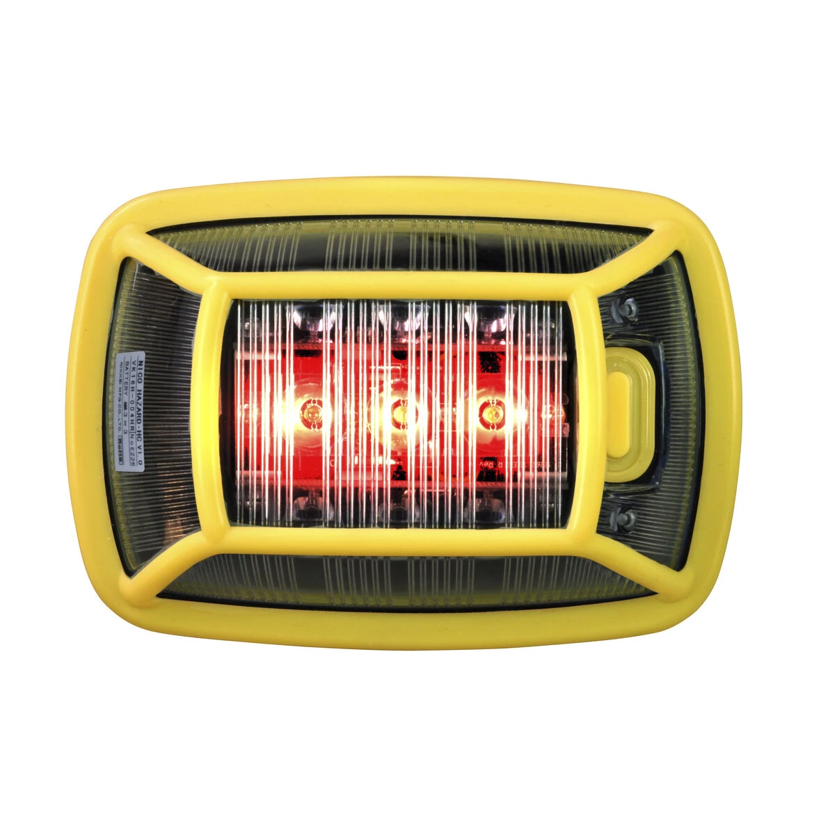 電子発炎筒 ニコハザード 赤 3面発光