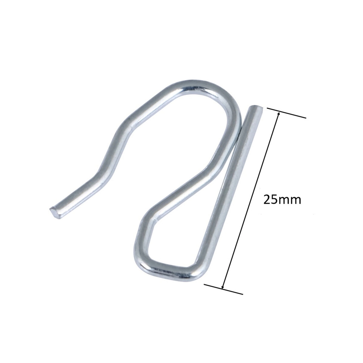 カーテンフック金具 25mm 20個入