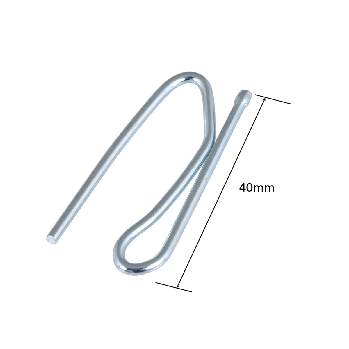 カーテンフック金具 40mm 20個入