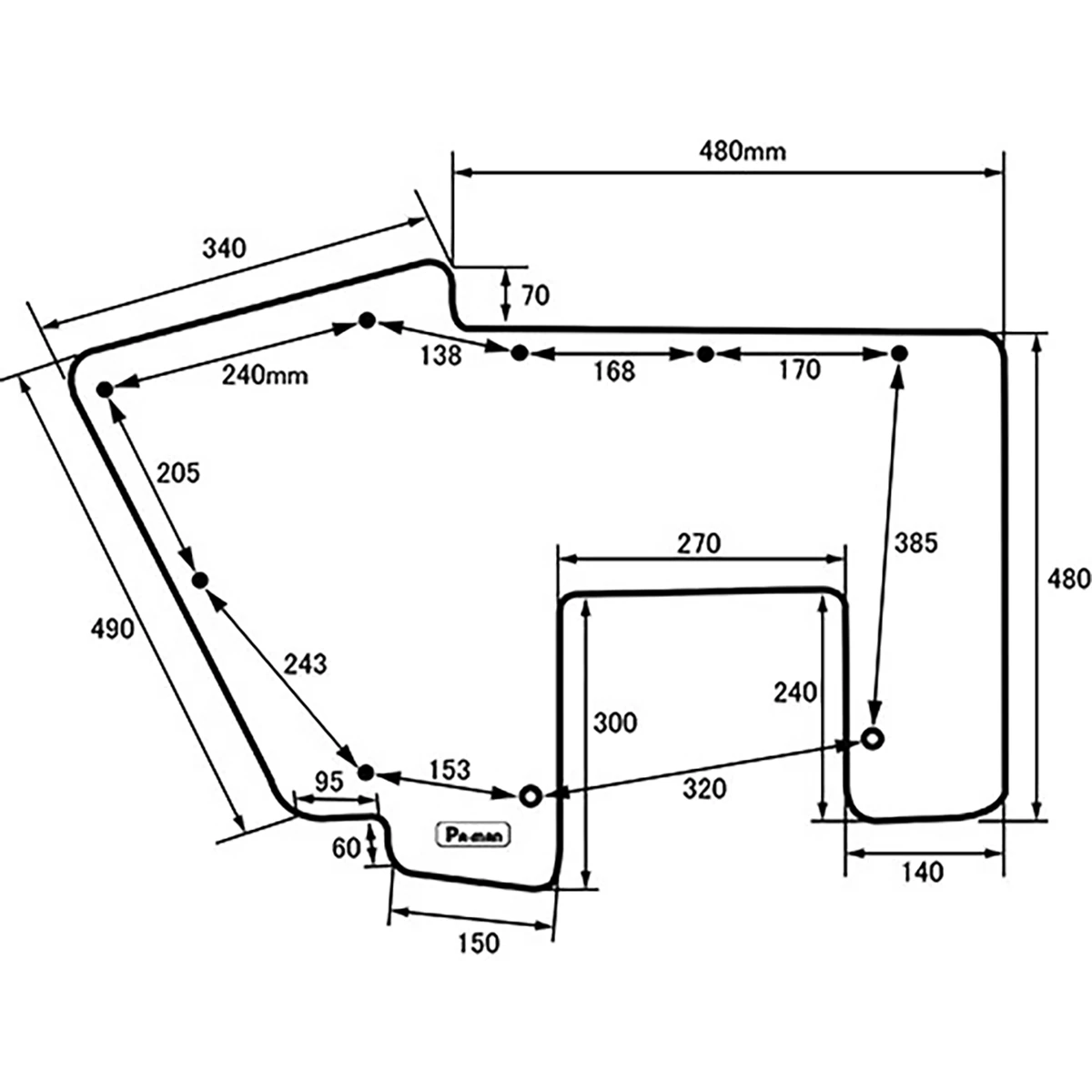 大型バス用フロアマット