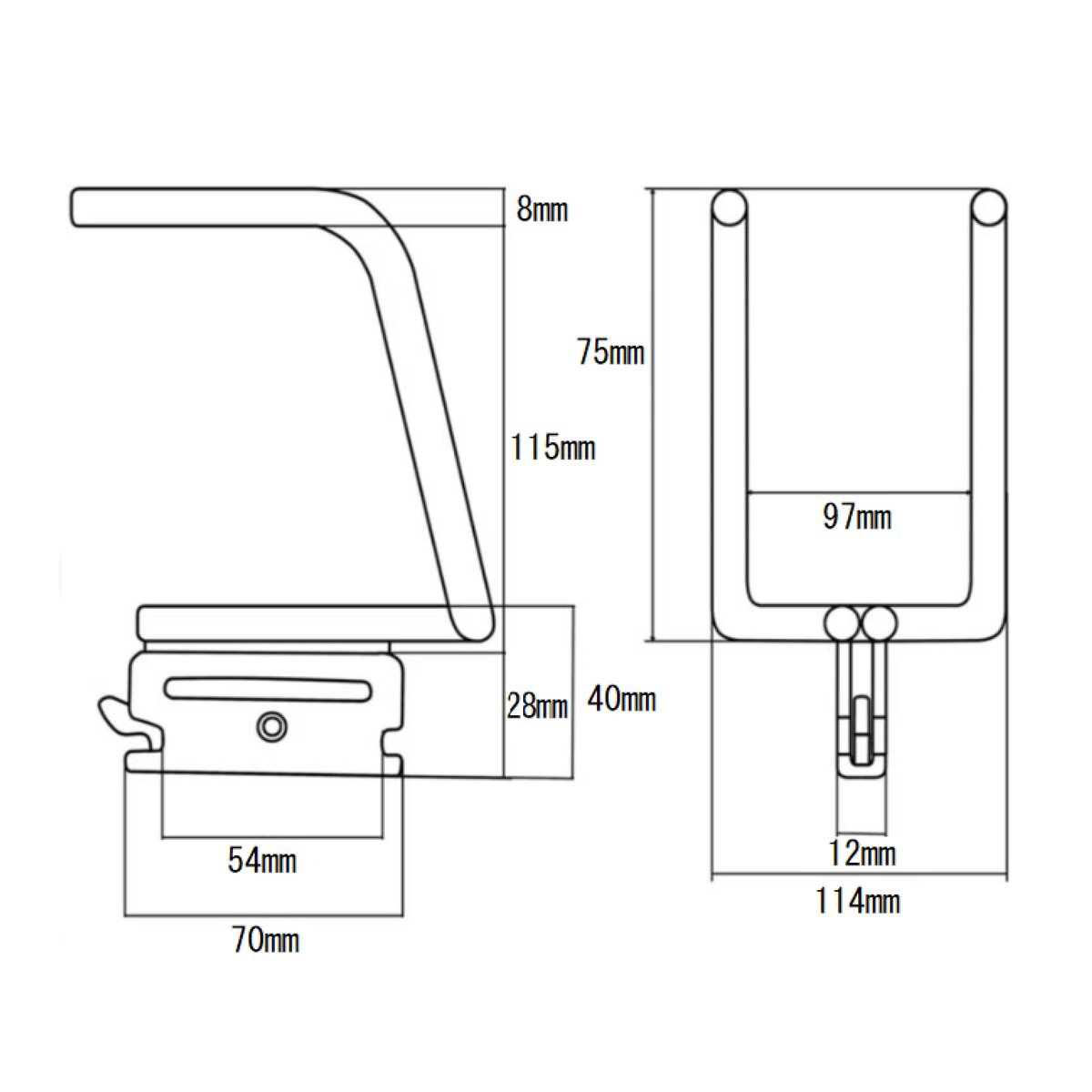 Eクリップ 2フック付