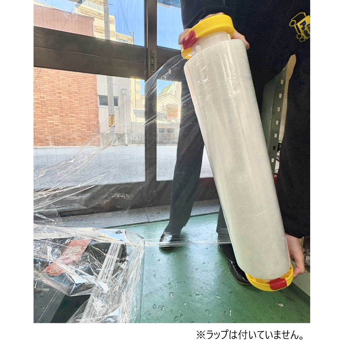 コアレスストレッチフィルムホルダー ブレーキ機能付き