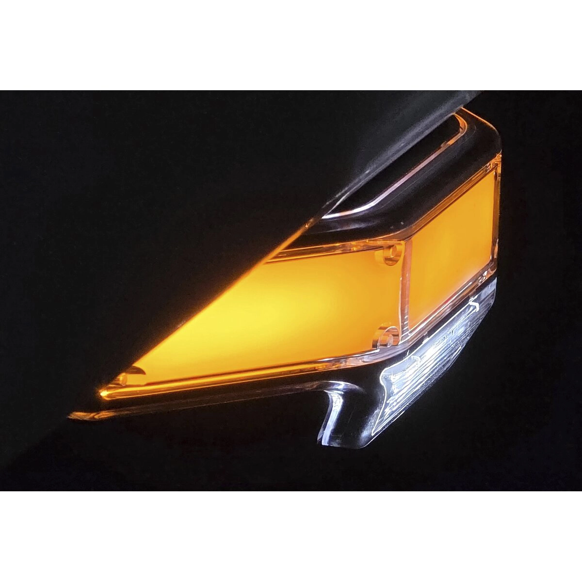 スクエアマーカーランプ DC11~30V オレンジ