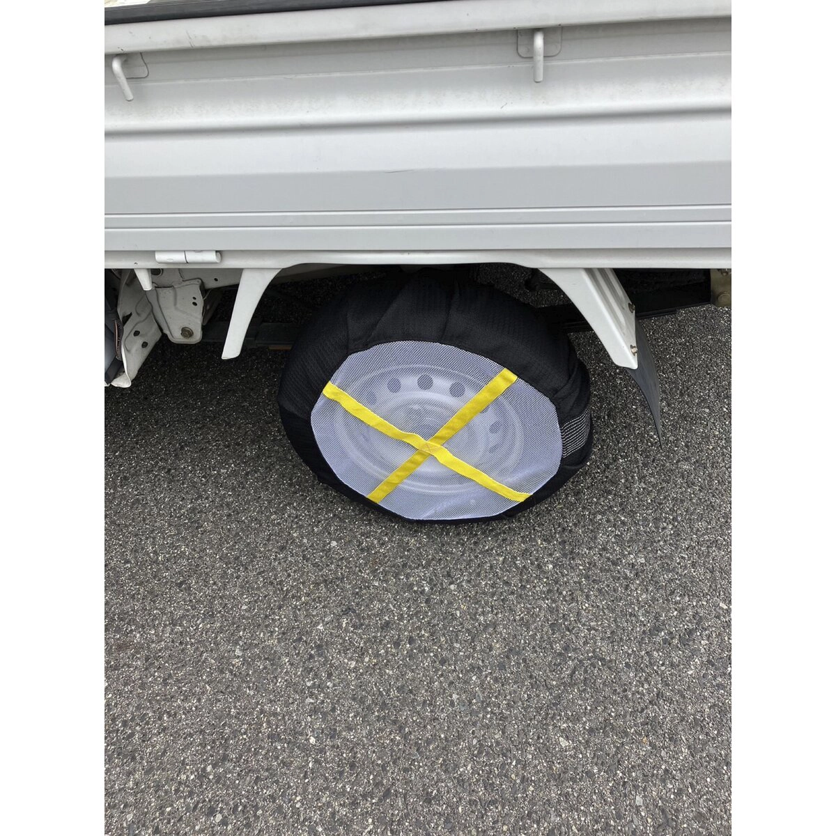 布製タイヤチェーン 軽トラック/軽自動車 2枚入 左右兼用