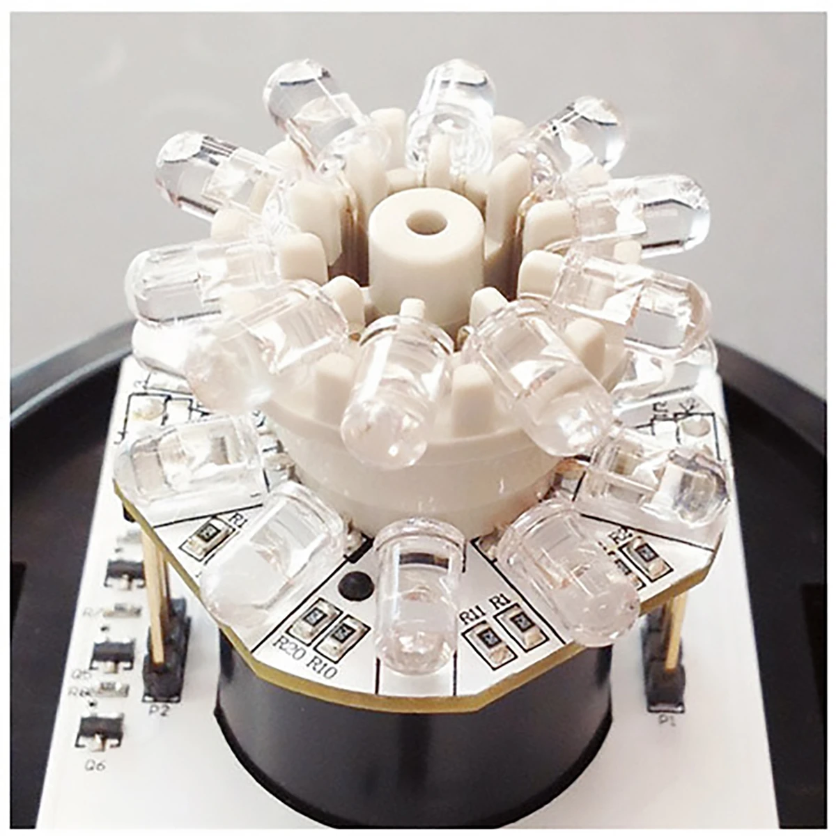 LEDフラッシュ灯 オレンジ マグネットタイプ 電池式 凖防水