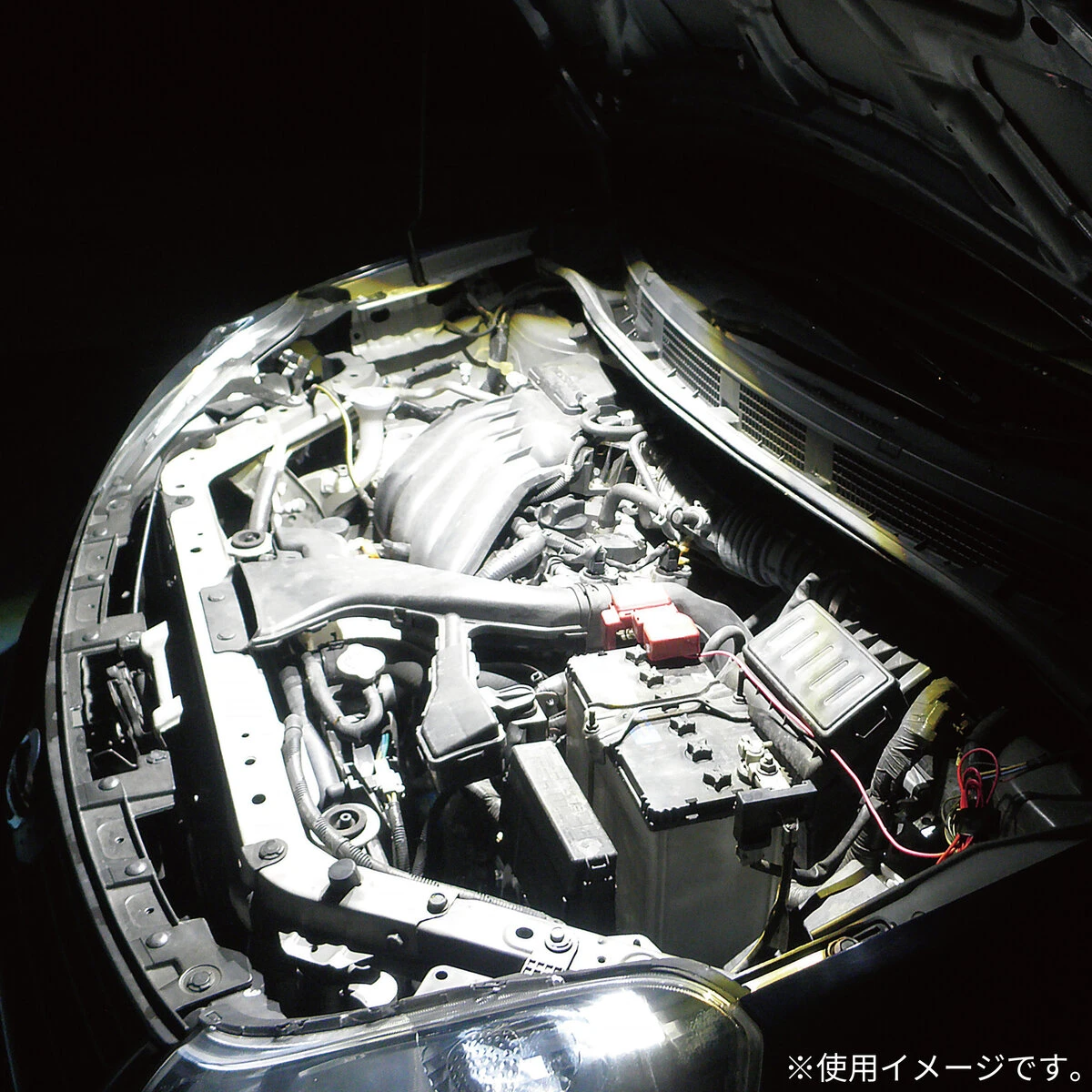 LEDライト フック付き 3LED 充電式