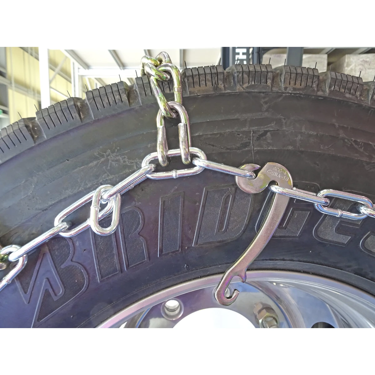 タイヤチェーン 2本組 トラック(大型低床車)6~7tonトラック兼用 大型 225/70R19.5等