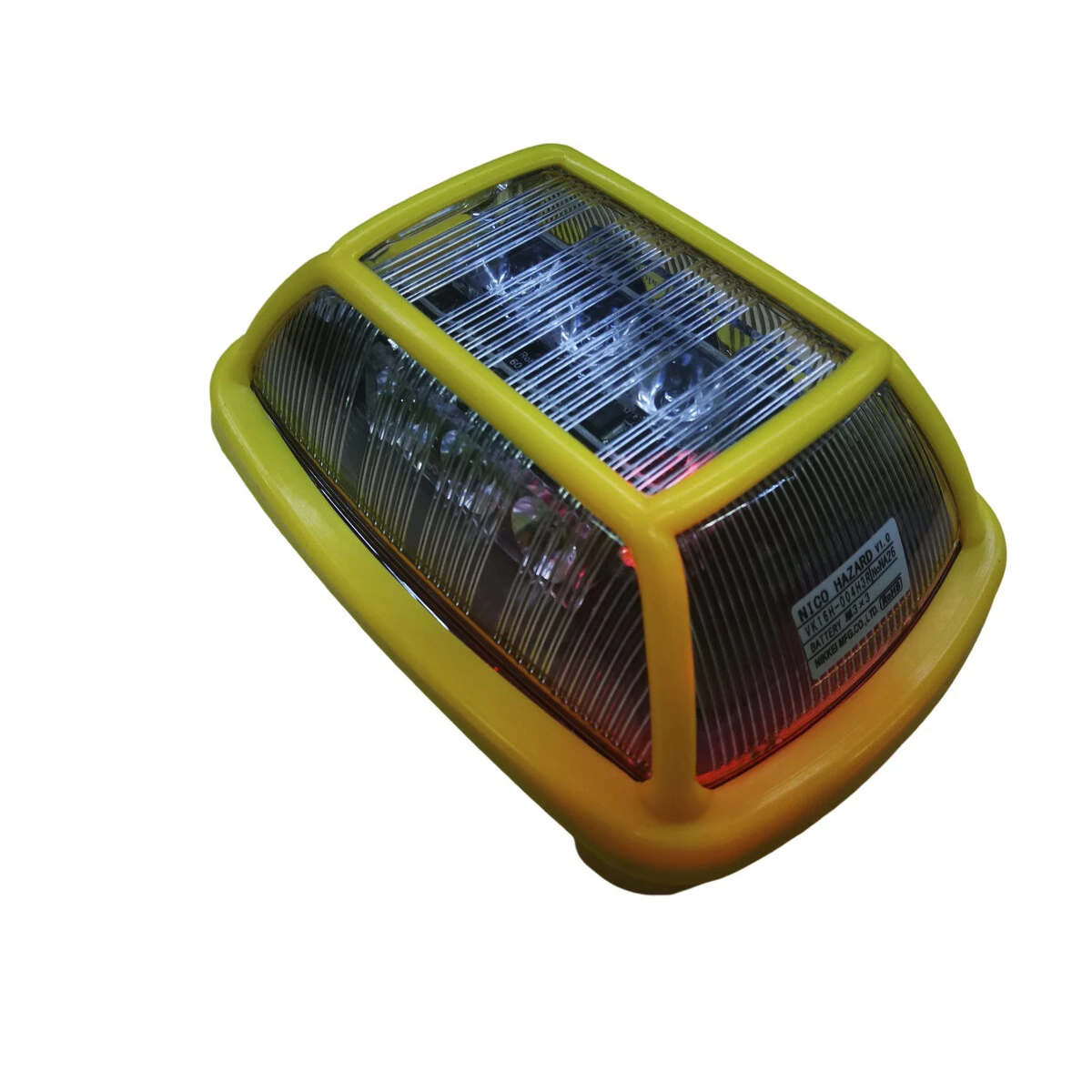 電子発炎筒 ニコハザード 赤 3面発光