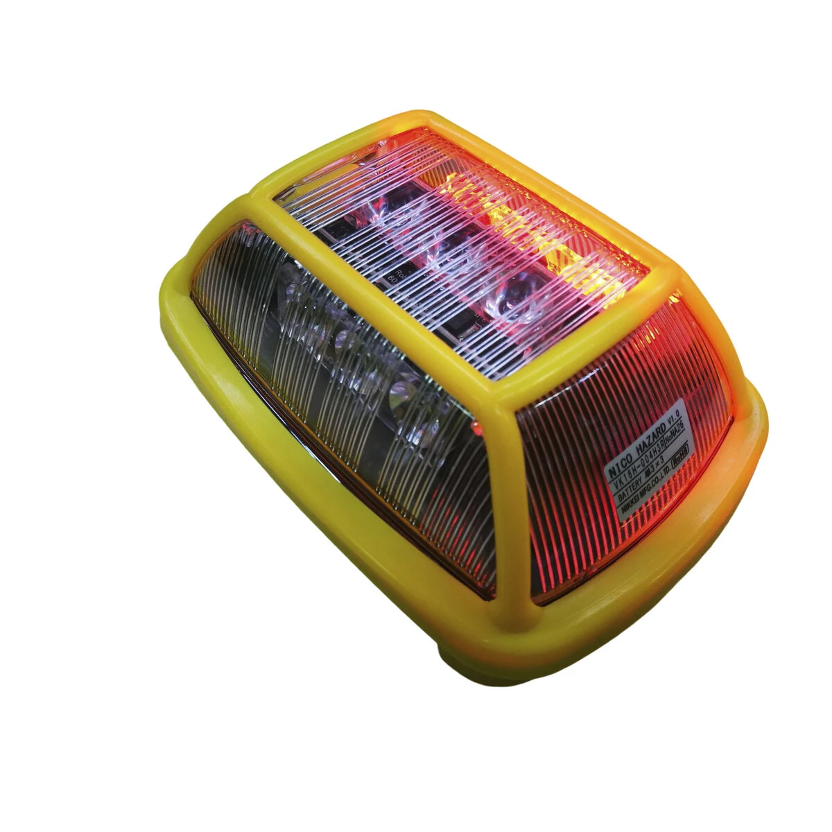 電子発炎筒 ニコハザード 赤 3面発光