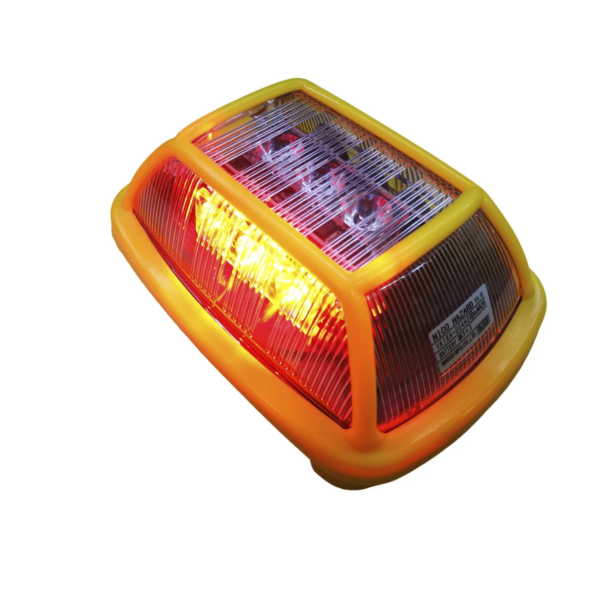 電子発炎筒 ニコハザード 赤 3面発光