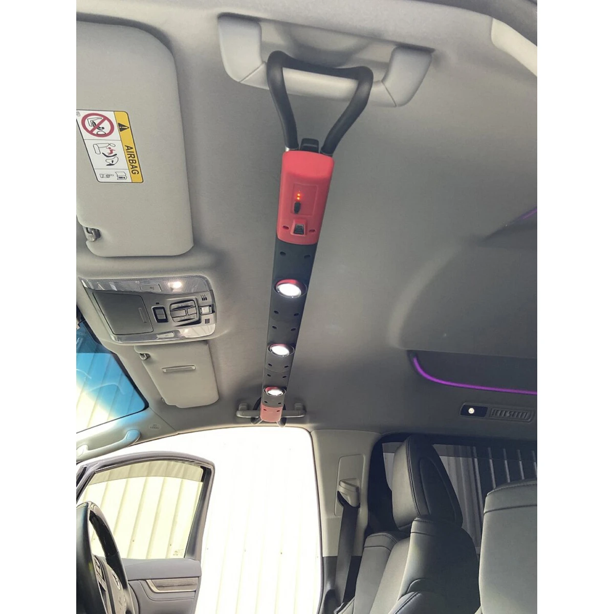 LEDライト フック付き 3LED 充電式