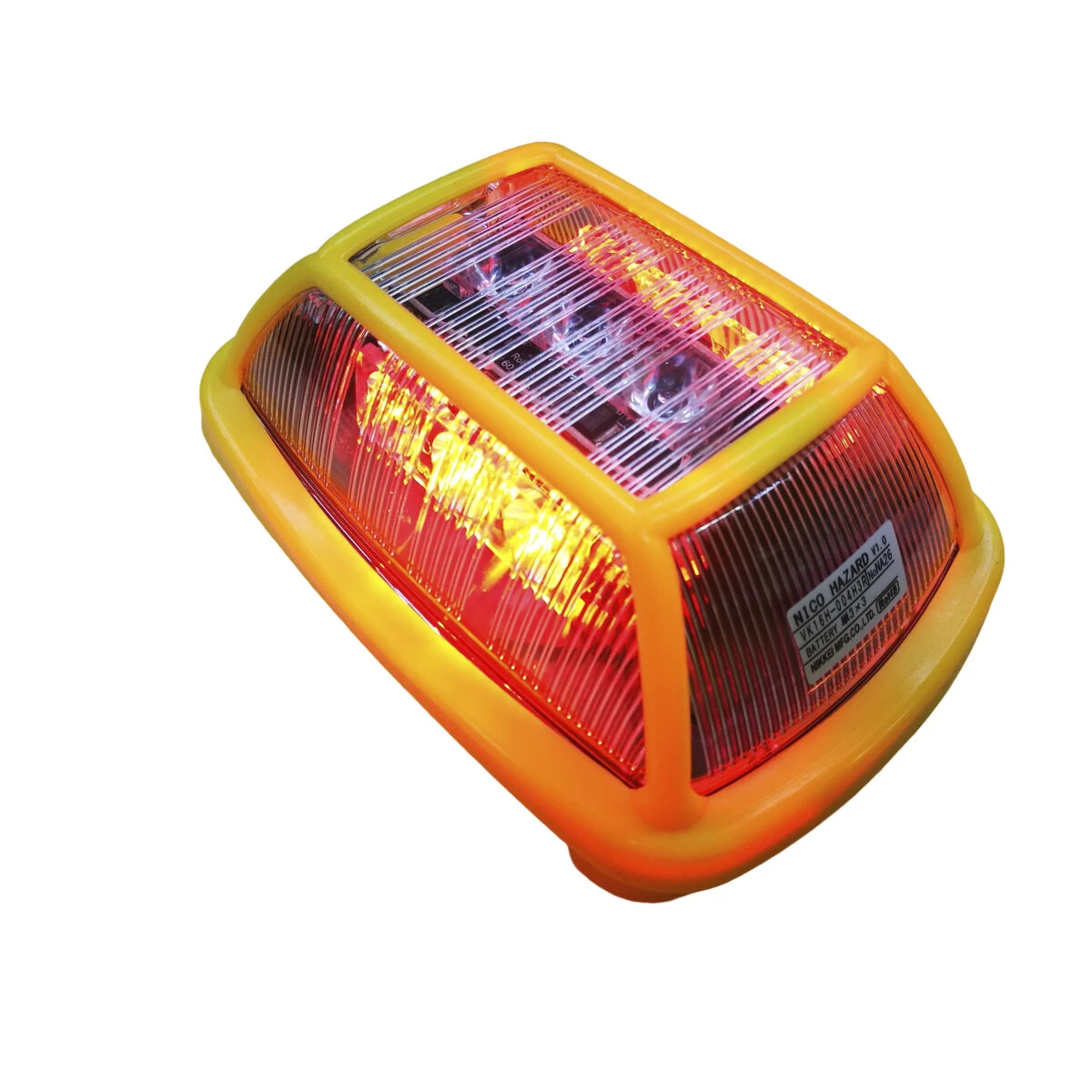 電子発炎筒 ニコハザード 赤 3面発光