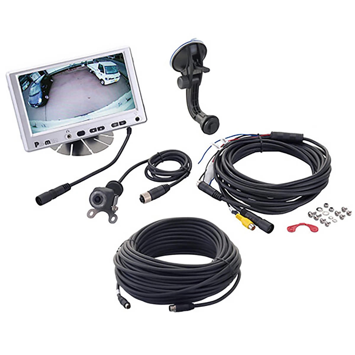 バックカメラ カラー DC12~24V ノンシャッター 水平120度 延長ケーブル20m付属