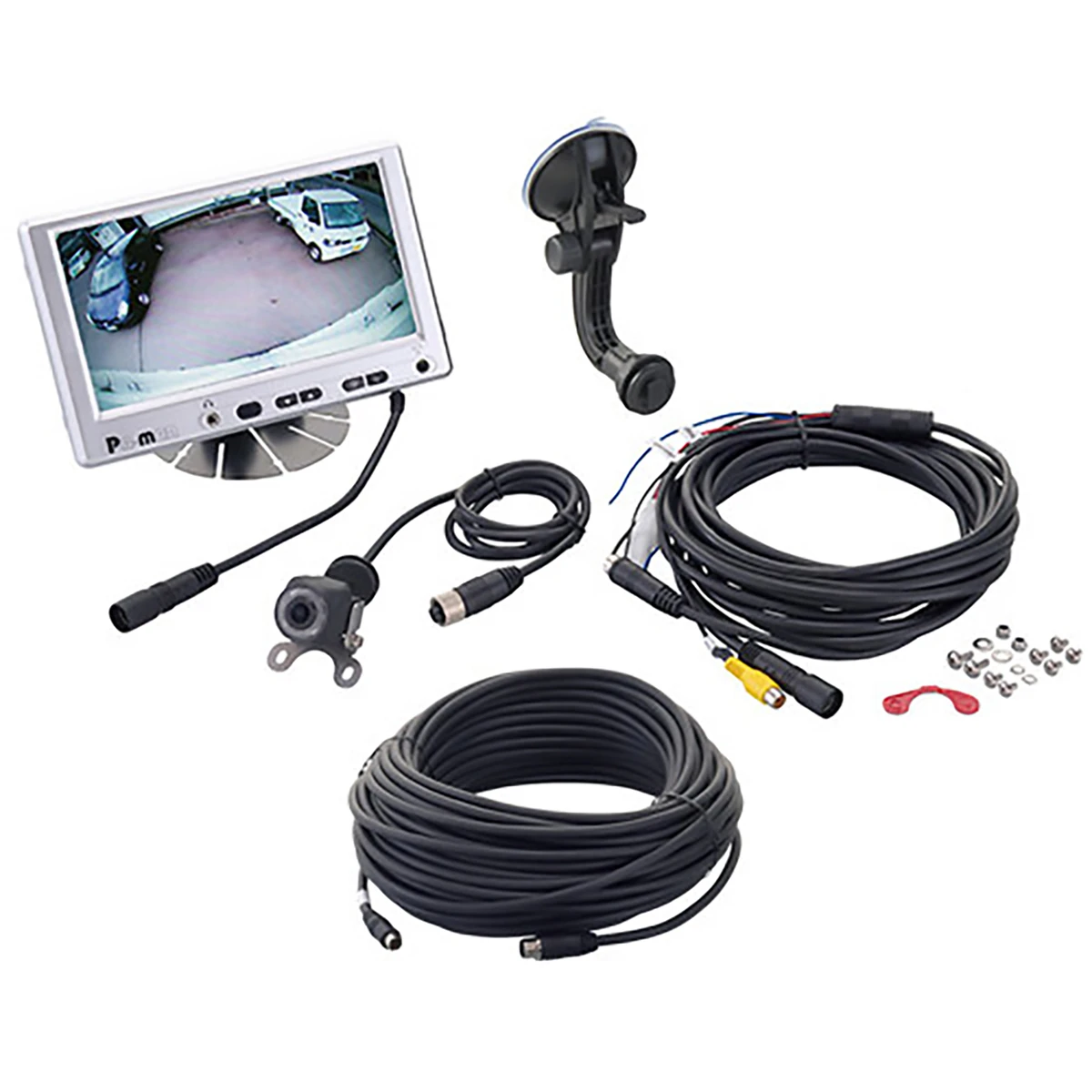 バックカメラ カラー DC12~24V ノンシャッター 水平120度 延長ケーブル25m付属