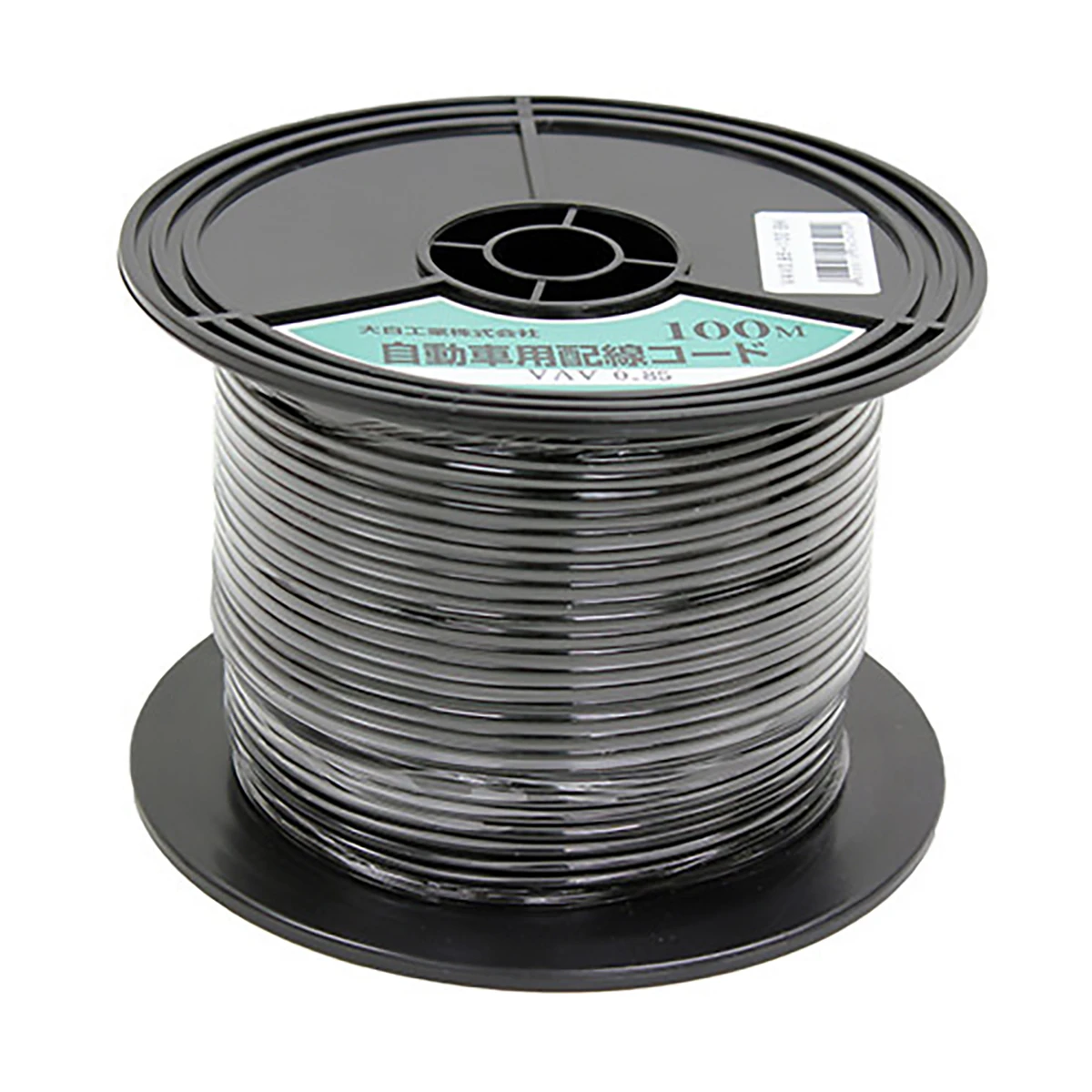 配線コード 黒 100m 0.85sq