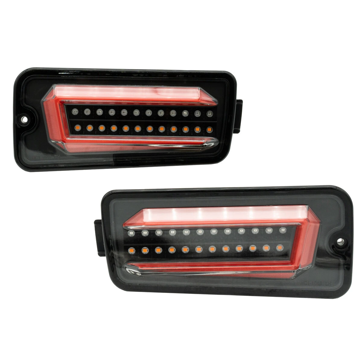 フルLEDテールランプ ハイゼット ブラック S200系後期／S500系前期ハイゼット・ハイゼットジャンボ・サンバー・ピクシス