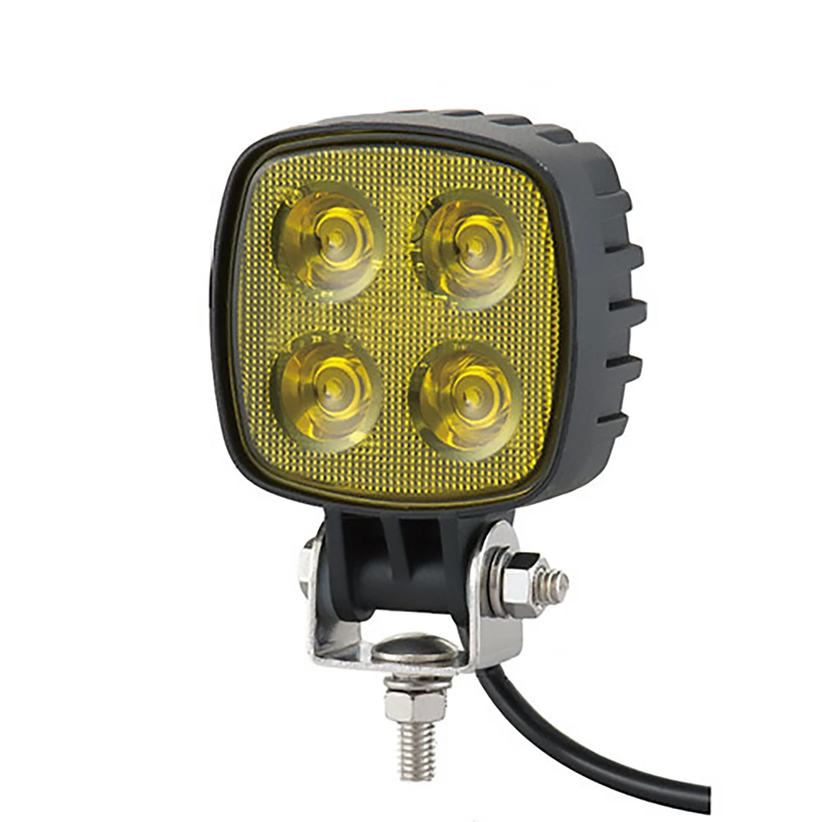 LEDワークランプ 4LED DC12～24V 防水 黄色レンズ