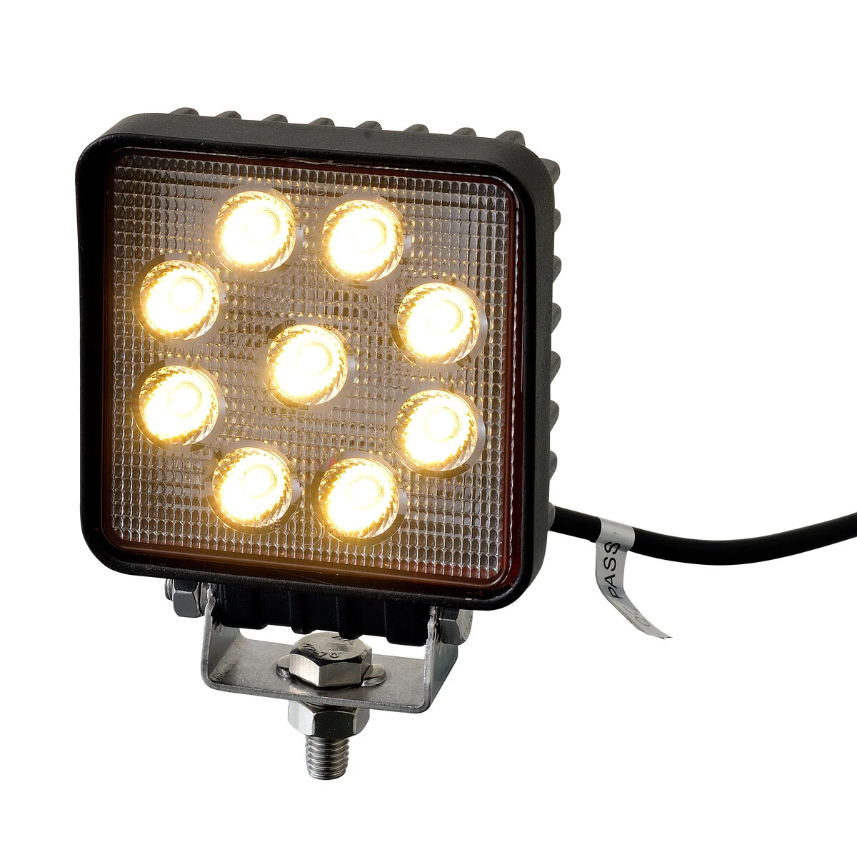 LEDワークランプ 9LED DC9～80V 防水 電球色