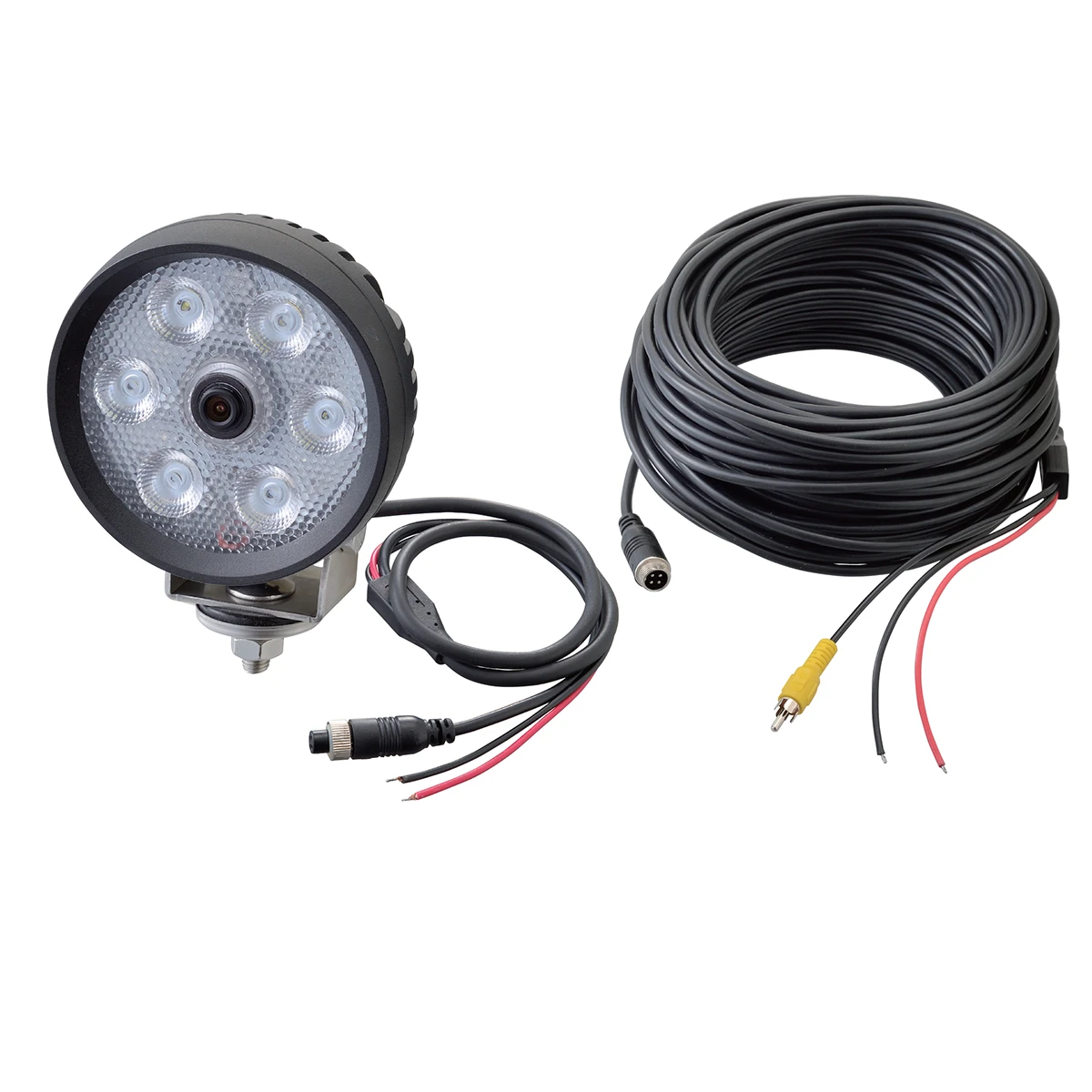 LEDワークランプ+カメラ 6LED DC12~24V 防水