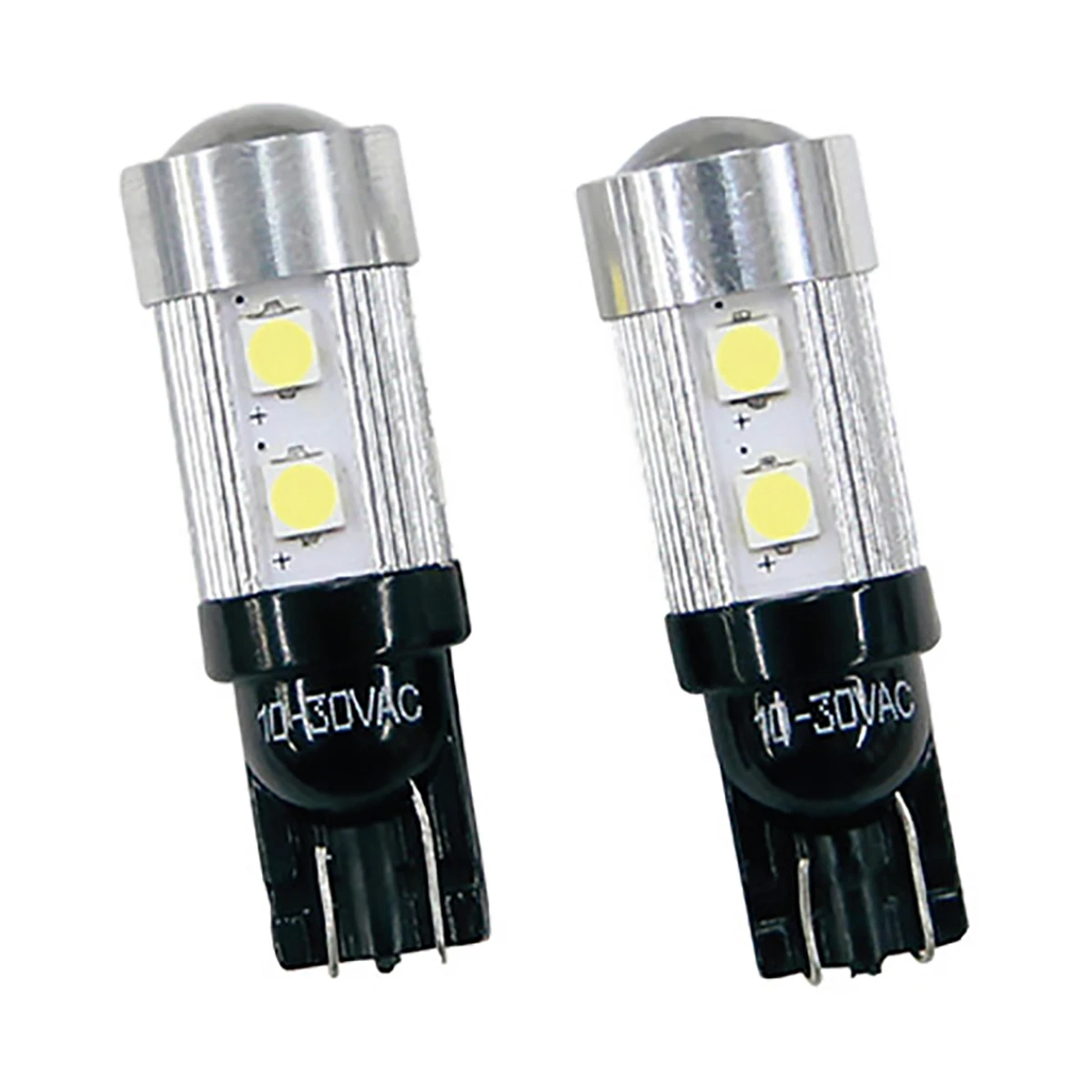 ウェッジ球 DC12～24V LEDスーパーホワイト T10 2ヶ入