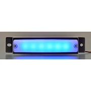 車高灯 LEDホワイトレンズ 1灯 DC12～24V ブルー