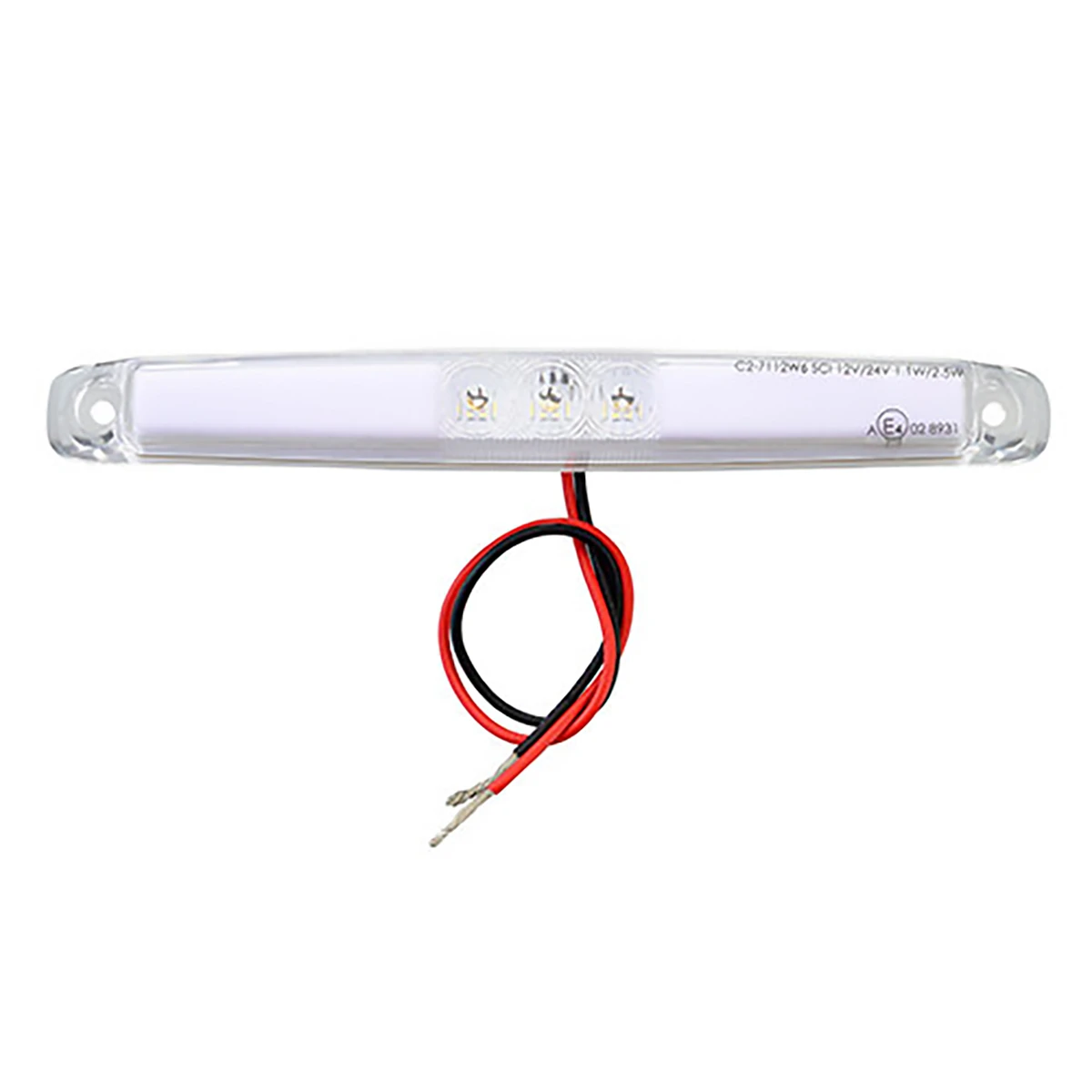 バー型マーカーランプ クリア DC12~24V 防水