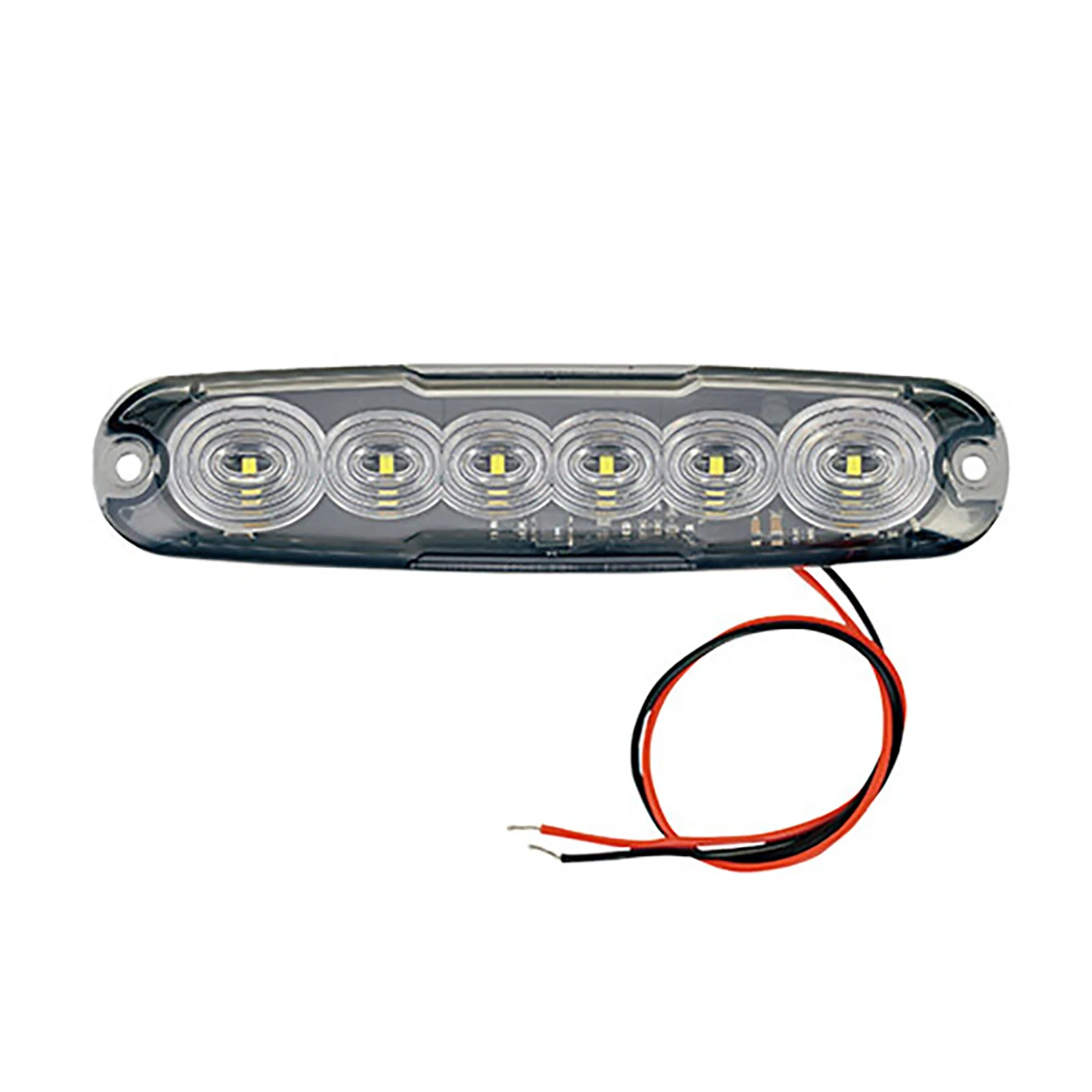 フラットマーカーランプ ホワイト DC12~24V 防水