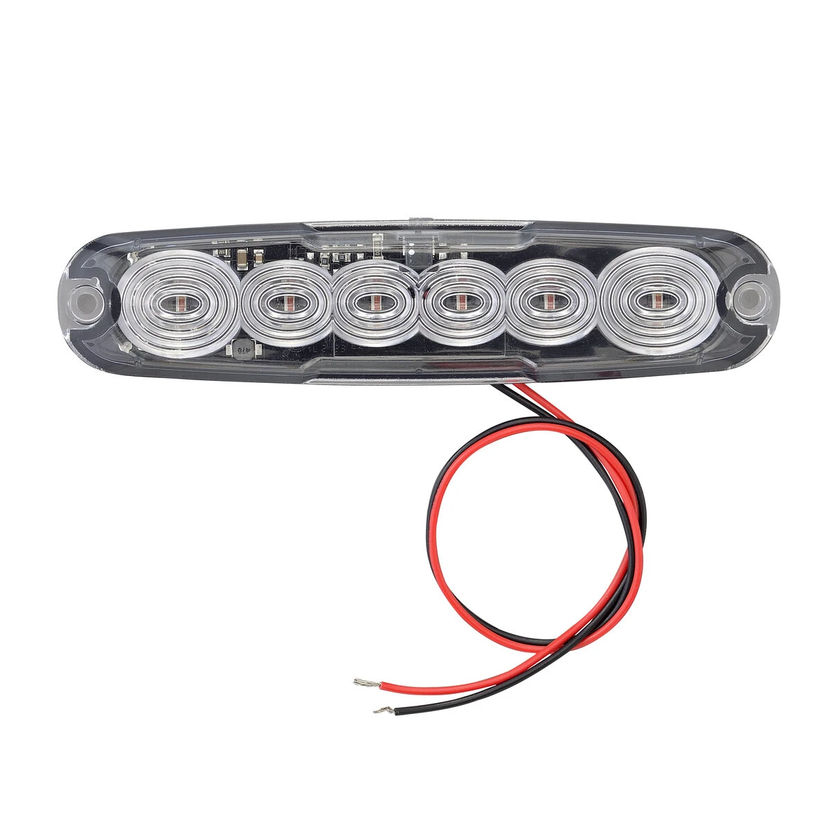 フラットマーカーランプ レッド DC12~24V 防水