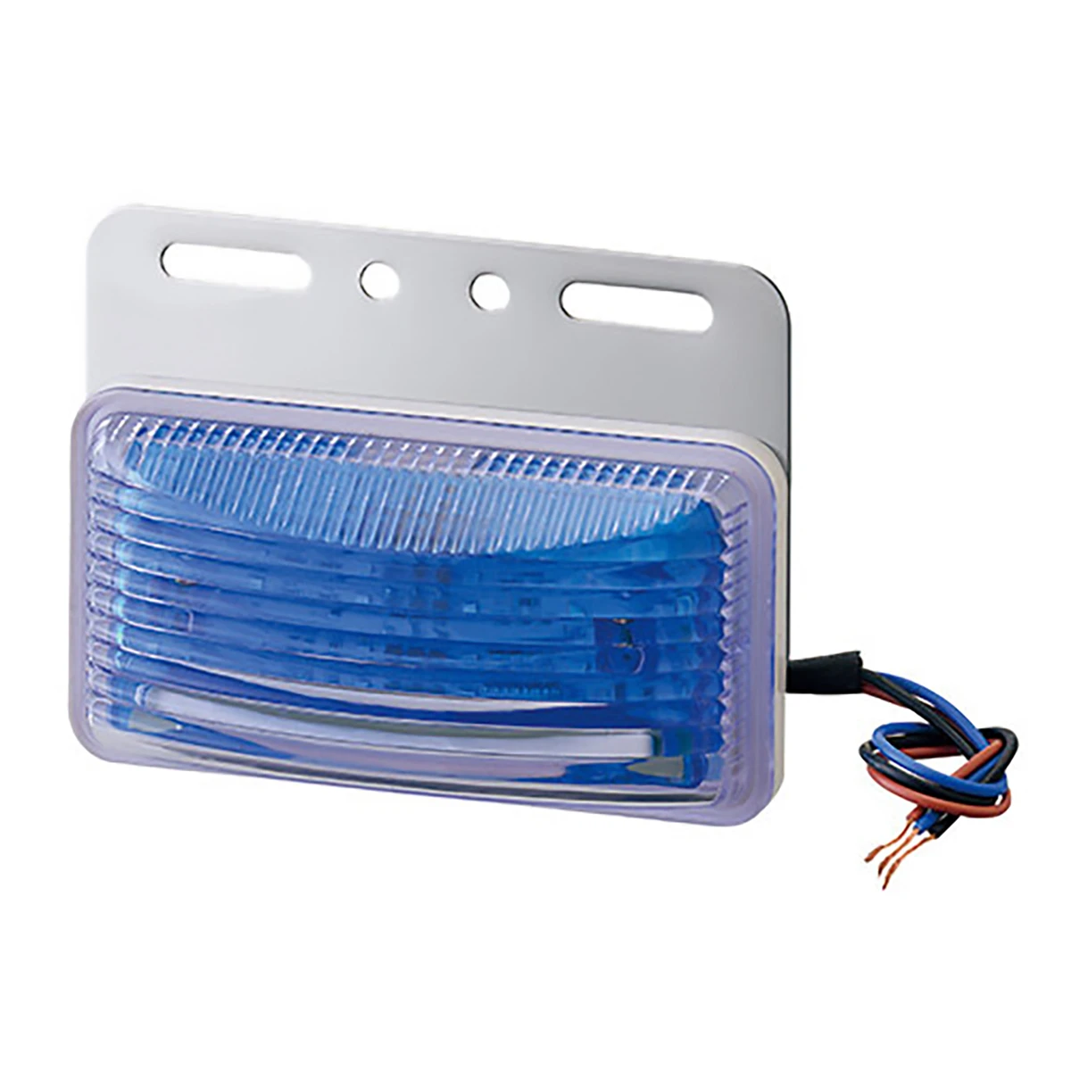 ツーウェイフラットマーカーランプ ブルー DC24V LED 防水