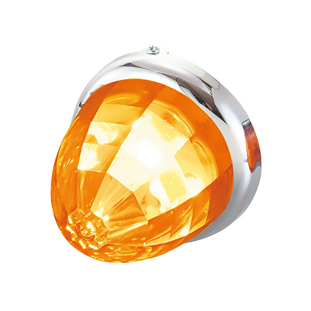 マーカーランプ LED プラスチックレンズ イエローレンズ DC24V 防水