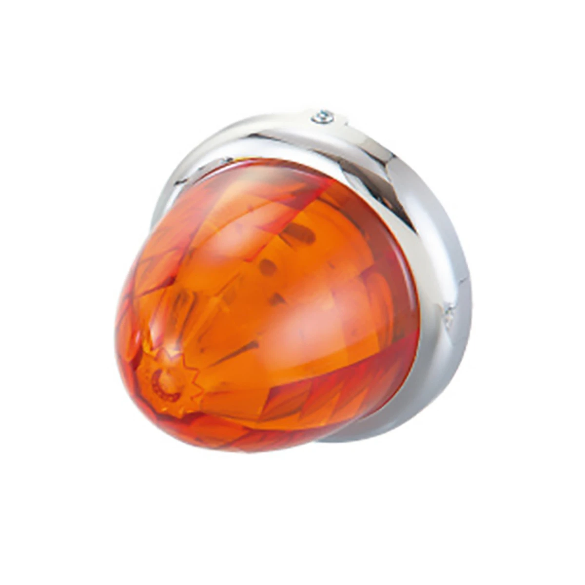 マーカーランプ LED プラスチックレンズ オレンジレンズ DC24V 防水