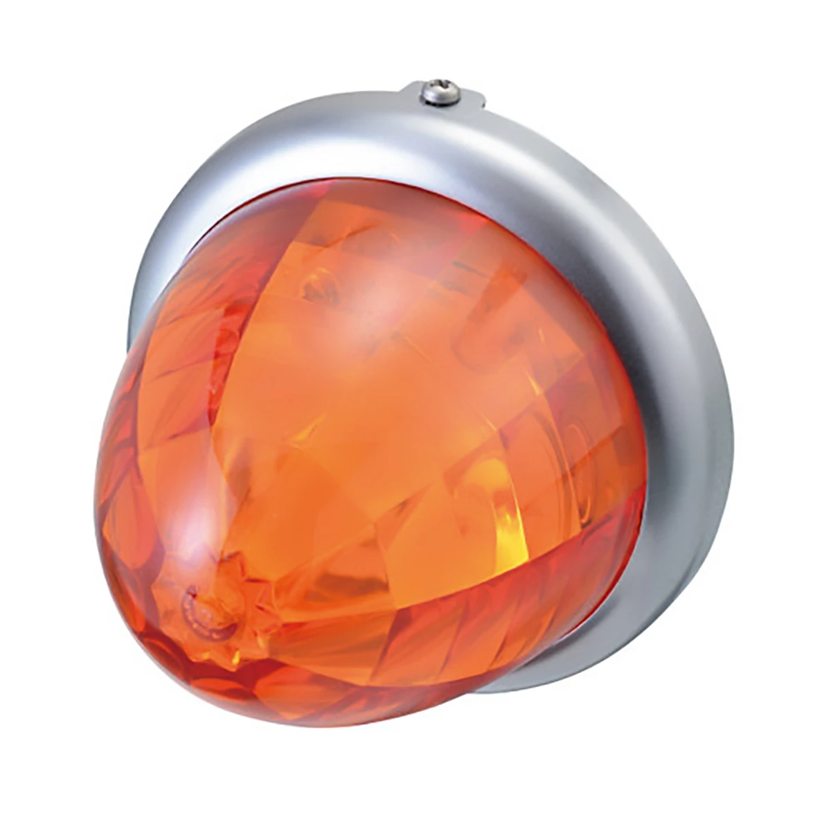 マーカー ランプ SMD LED プラスチックレンズ オレンジ DC12/DC24V 防水