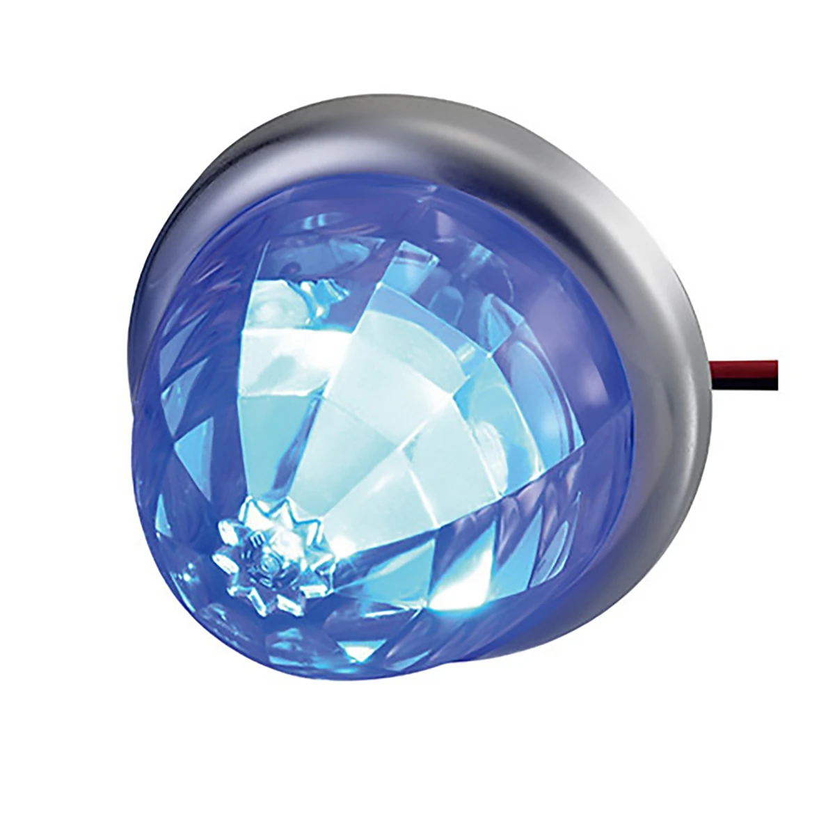 マーカー ランプ SMD LED プラスチックレンズ ブルー DC12/DC24V 防水