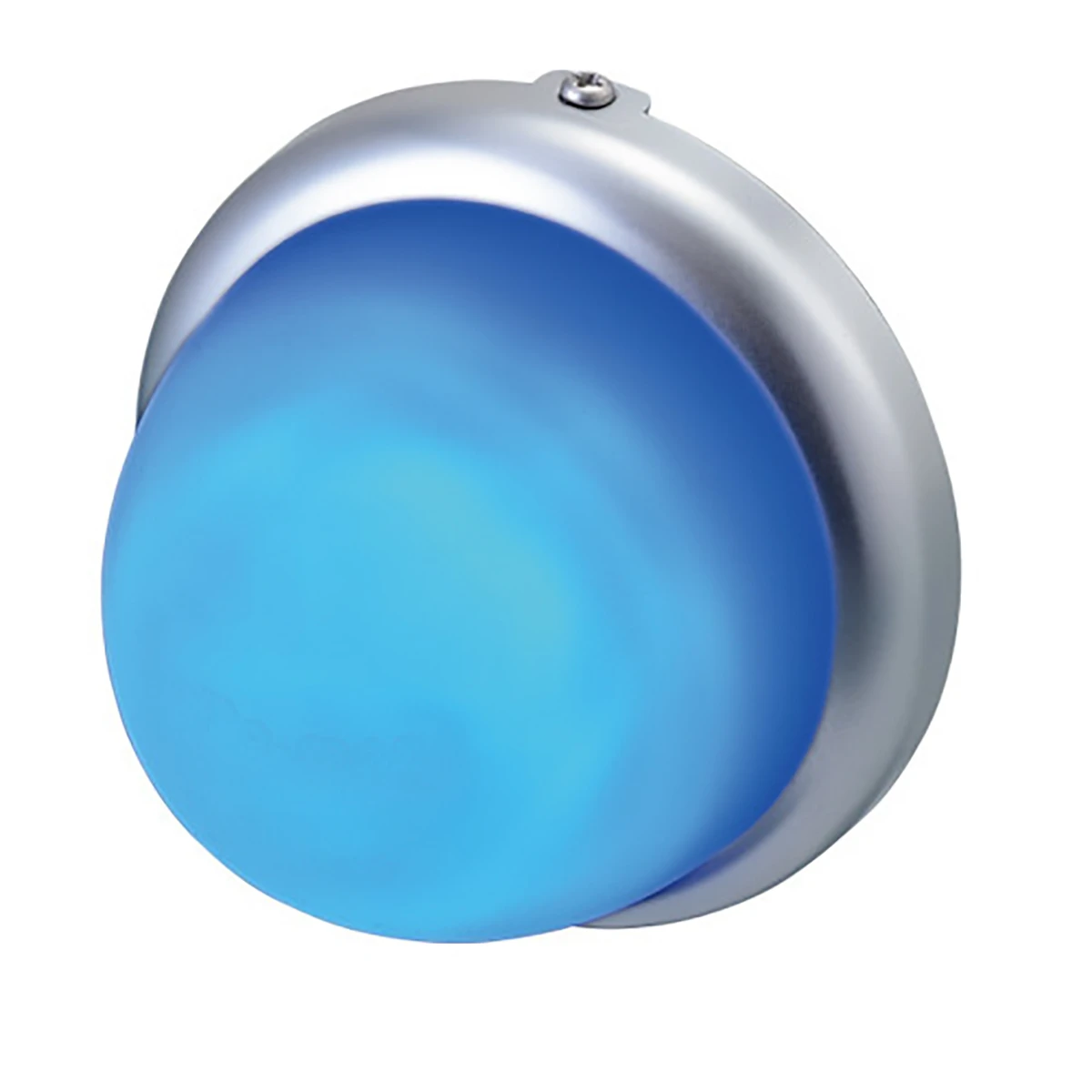 マーカー ランプ LED シリコンレンズ ブルー DC12/DC24V 防水