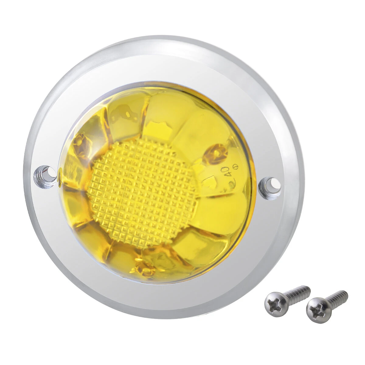 低背 ハイワットマーカー LED DC12/DC24V 防水 イエローレンズ