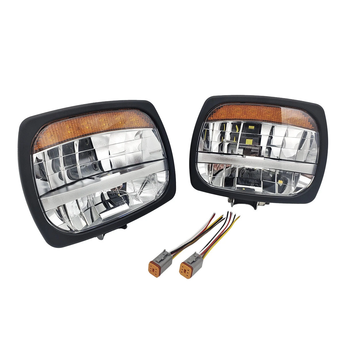 オールインワンLEDヘッドライト DC9VからDC32V 2ヶ1セット 左右共通 防水 LED